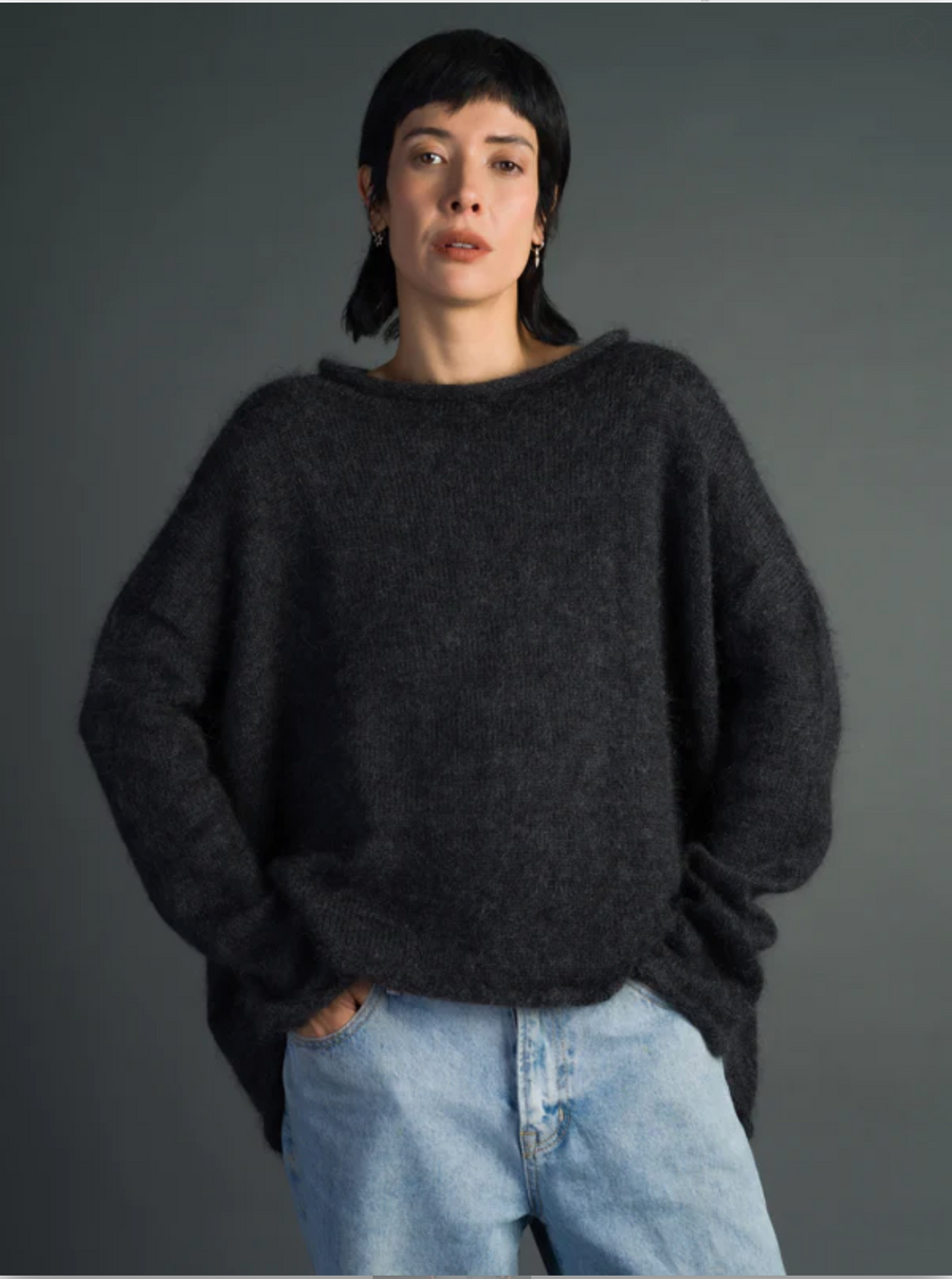Grey 2025 mohair jumper