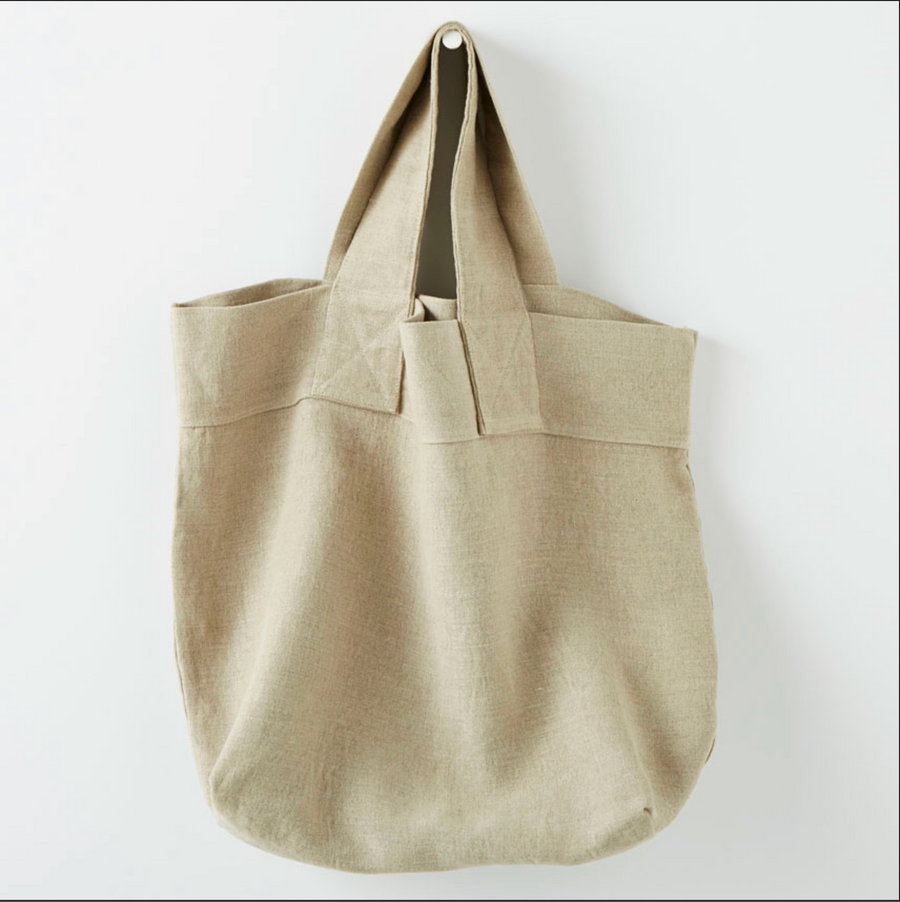 French Linen Bag Fourre Tout - Assorted Colours