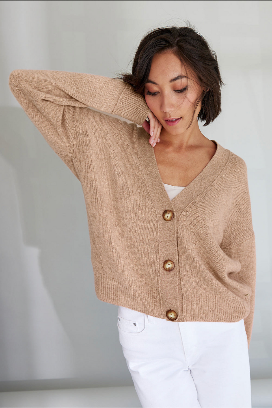 Mia Fratino ~ Cashmere Thea Button Cardi