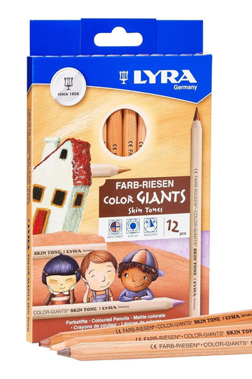 LYRA ~ Colour Giants Skin Tones Pencil Set
