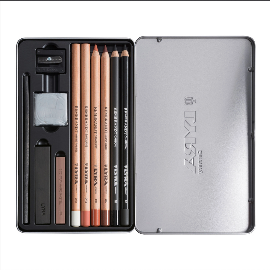 LYRA ~ Rembrandt Sketching Set  11 Pcs in Tin