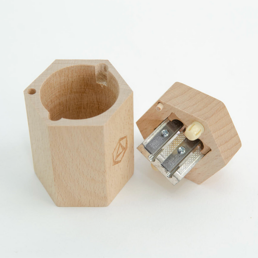 STOCKMAR ~ Wooden Dual Pencil Sharpener