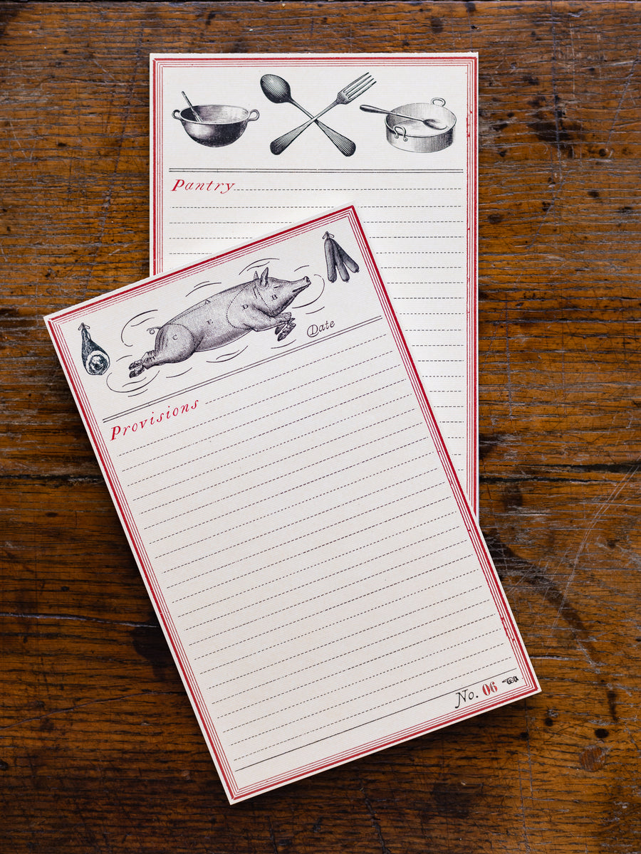 Provisions Notepads