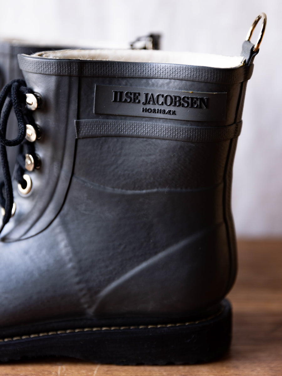 Ilse Jacobsen Short Lace up Boot ~ Grey