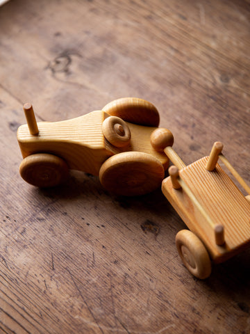 Wooden Tractor Set