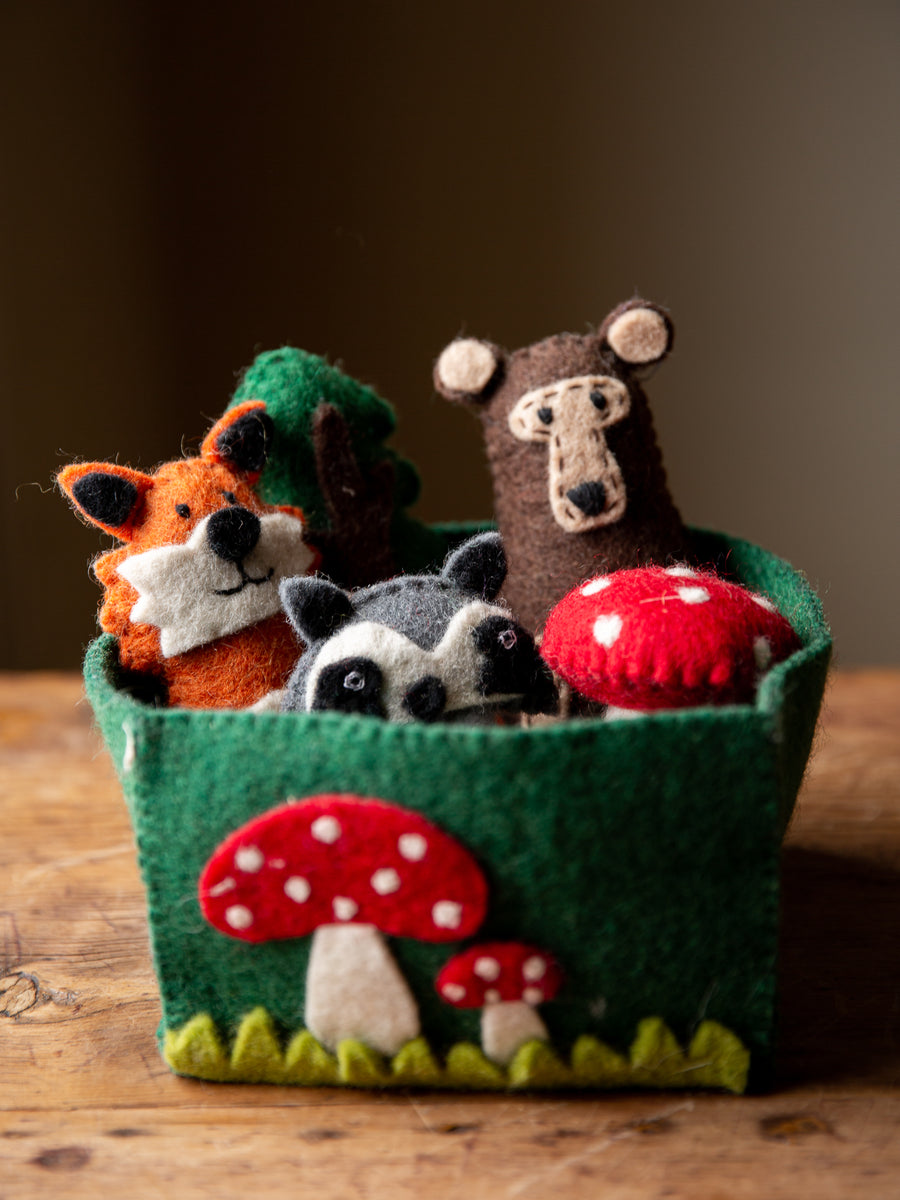 Handmade Felt Play Set - Woodland