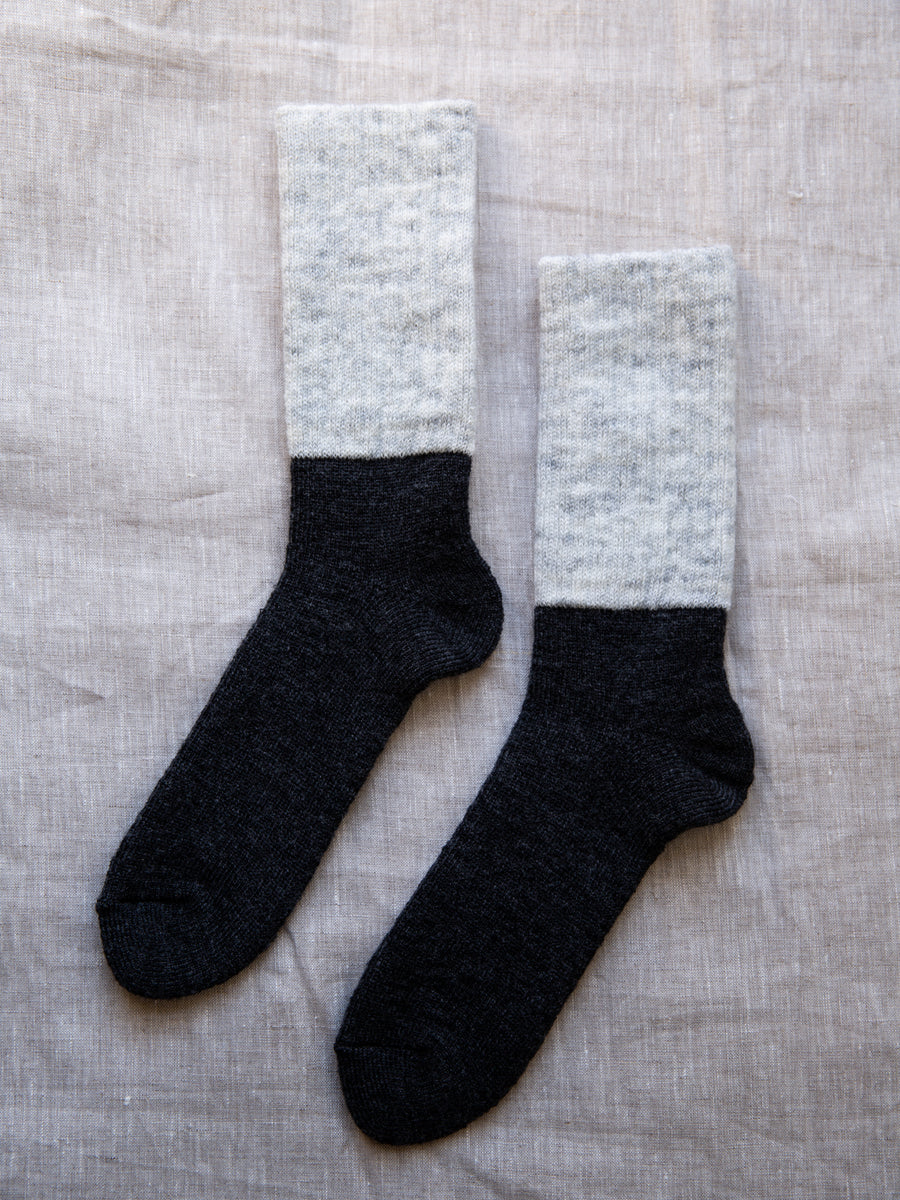 Japanese Oslo Mohair Wool Pile Sock