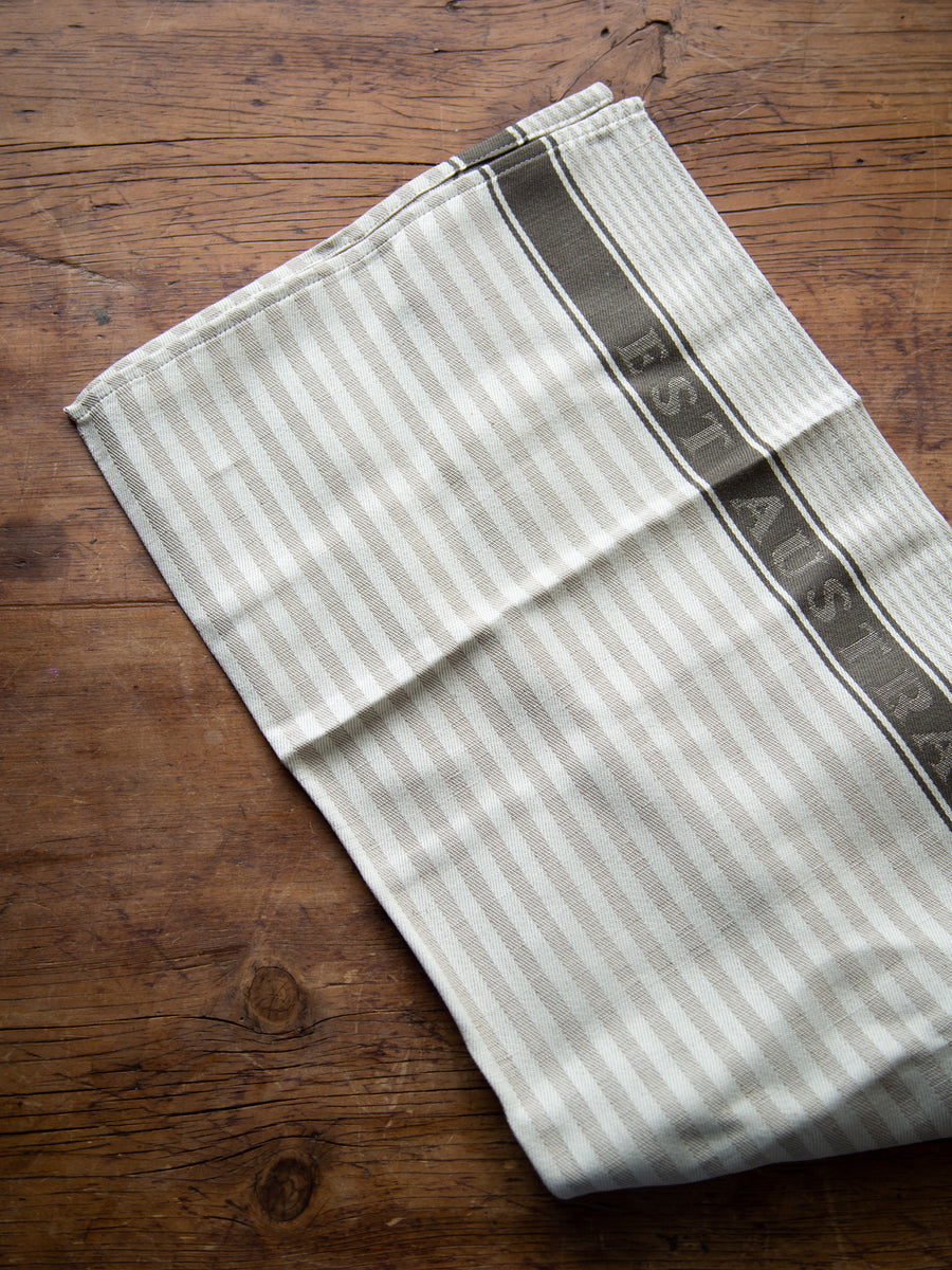 Est Striped Tea Towel