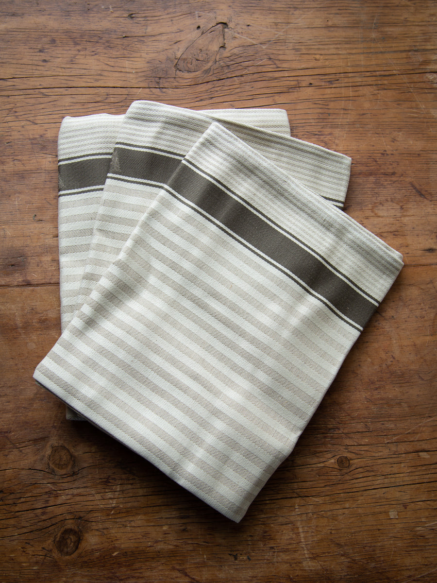 Est Striped Tea Towel